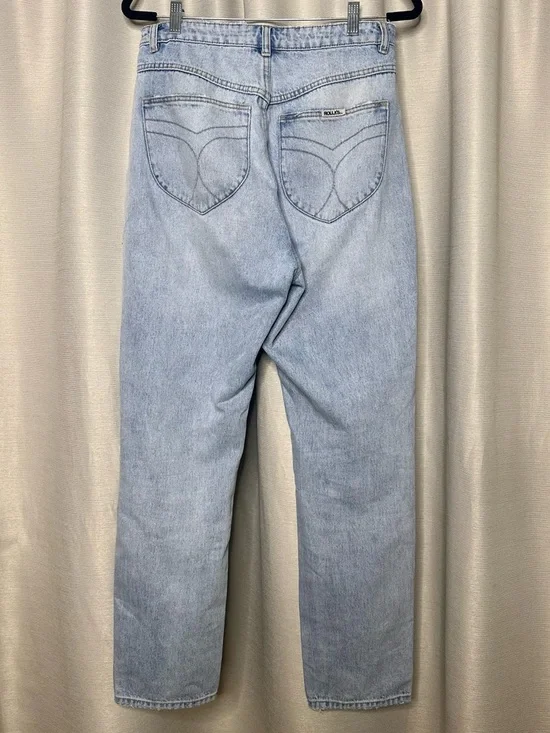 ROLLA'S Light Blue High Rise Relaxed Jeans - Picture 2 of 4